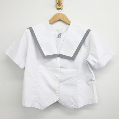 【中古】大阪府 岸和田市立産業高等学校 女子制服 3点 (セーラー服・スカート) sf091354