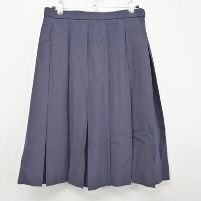 【中古】千葉県 千葉高等学校 女子制服 2点 (ベスト・スカート) sf091375