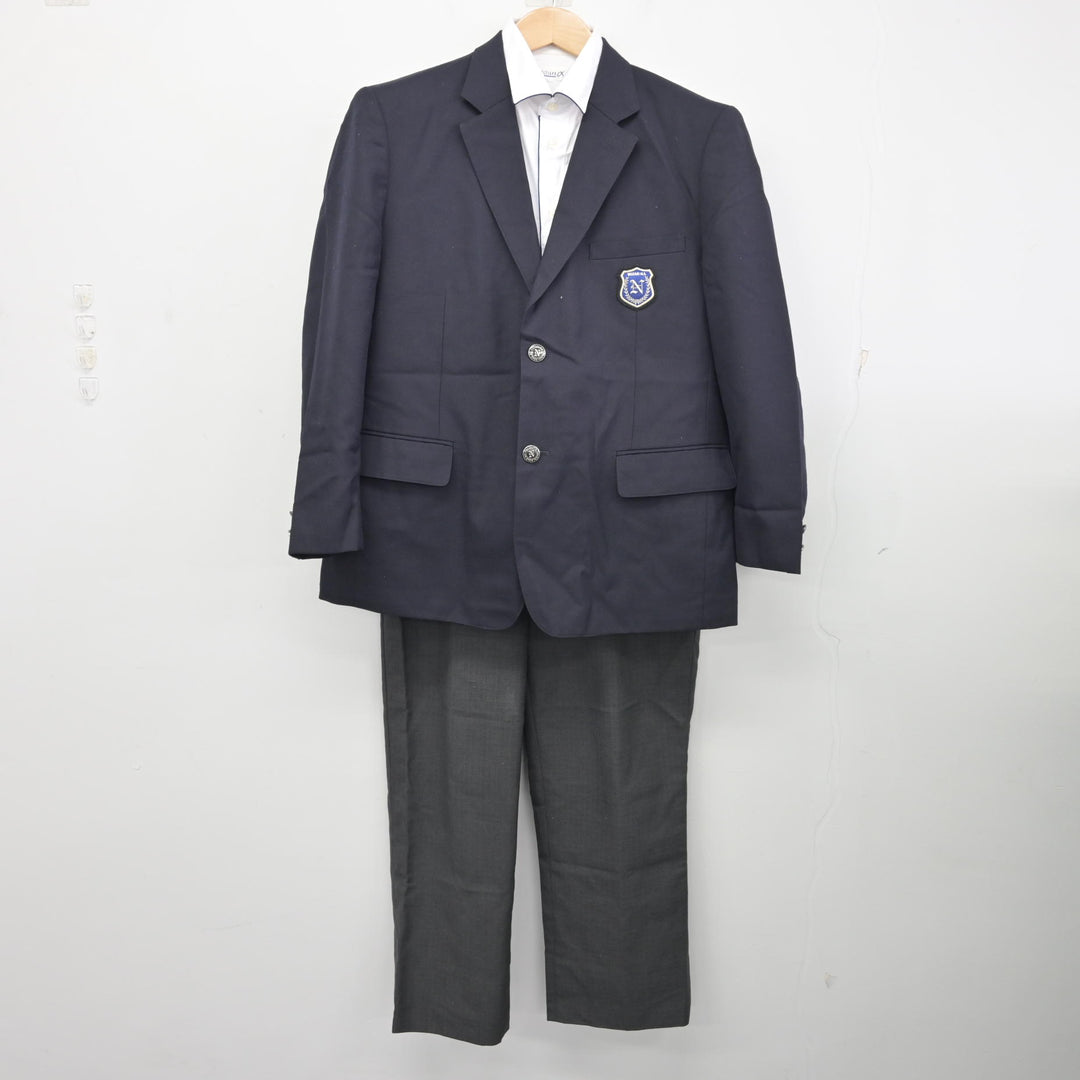 メンズ制服3点 中古】大阪府 三国丘中学校 男子制服 2点 (学ラン・ズボン