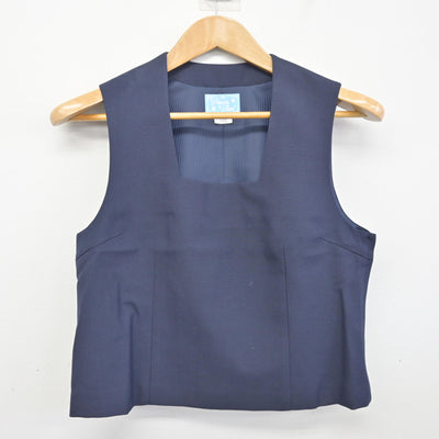 【中古】神奈川県 鵠沼中学校 女子制服 2点 (ベスト・スカート) sf091404