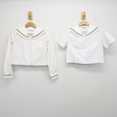 【中古】群馬県 桐生女子高等学校 女子制服 2点 (セーラー服・セーラー服) sf091435