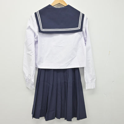 【中古】愛知県 西尾市立東部中学校 女子制服 2点 (セーラー服・スカート) sf091444