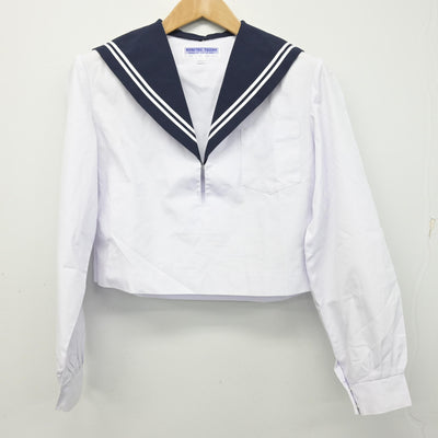 【中古】愛知県 西尾市立東部中学校 女子制服 2点 (セーラー服・スカート) sf091444