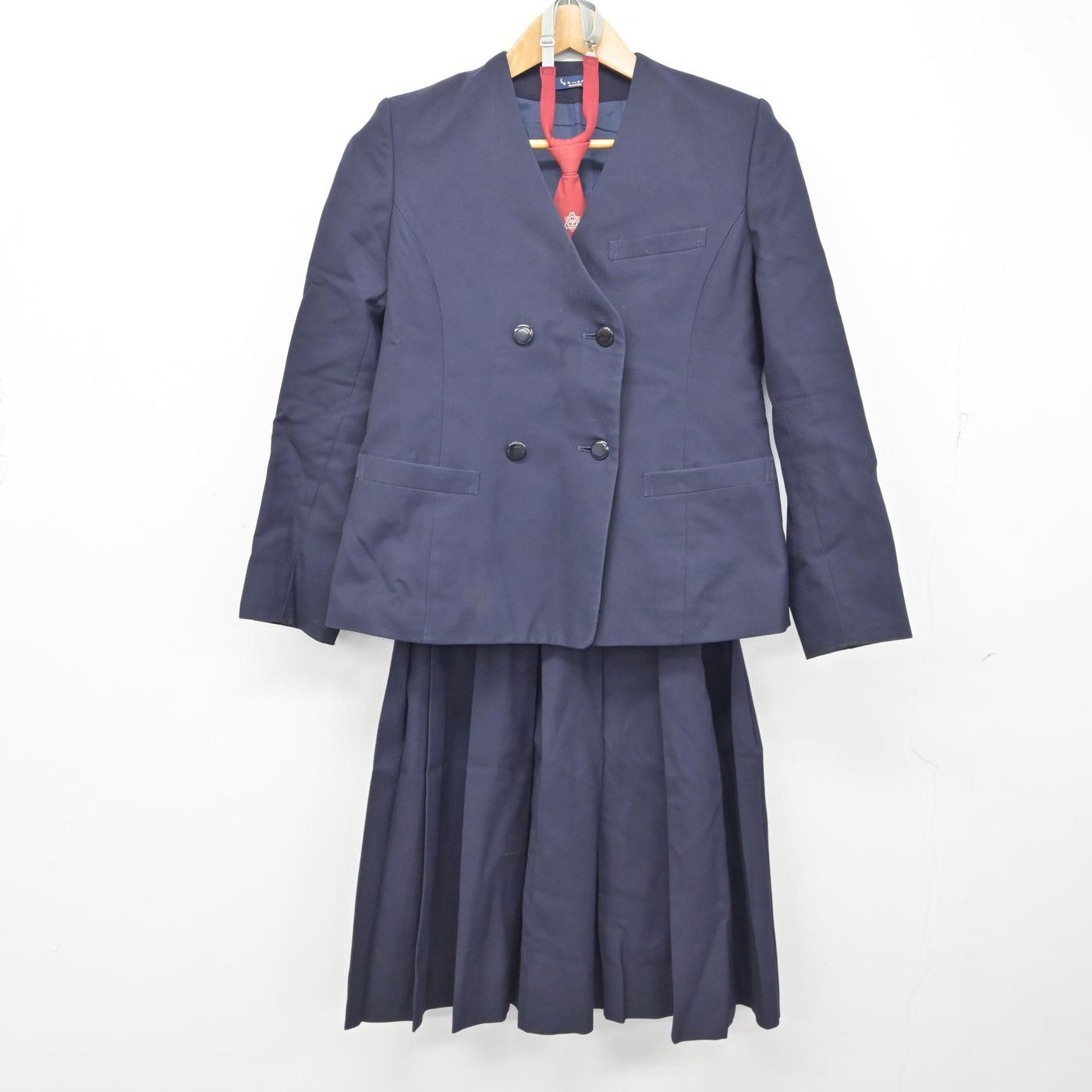 【中古】静岡県 竜爪中学校 女子制服 3点 (ブレザー・スカート) sf091490