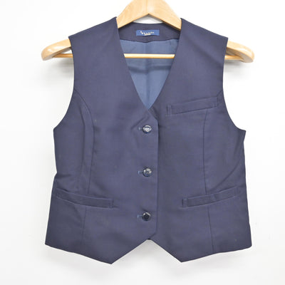 【中古】静岡県 竜爪中学校 女子制服 2点 (ベスト・スカート) sf091491