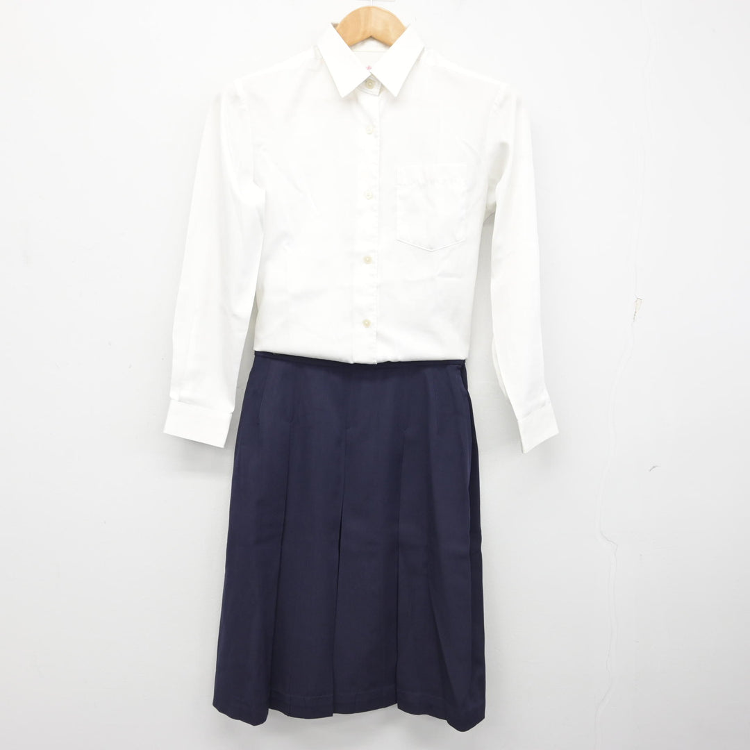 中古】香川県 高松桜井高等学校 女子制服 2点 (シャツ・スカート