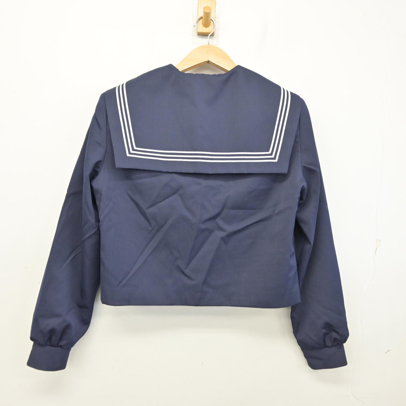 【中古】愛知県 六ツ美中学校 女子制服 3点 (セーラー服・スカート) sf091520