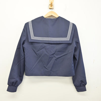 【中古】愛知県 六ツ美中学校 女子制服 3点 (セーラー服・スカート) sf091520