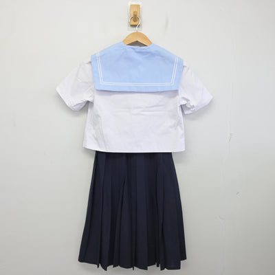 【中古】佐賀県 田代中学校 女子制服 3点 (セーラー服・スカート) sf091533