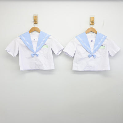 【中古】佐賀県 田代中学校 女子制服 3点 (セーラー服・スカート) sf091533