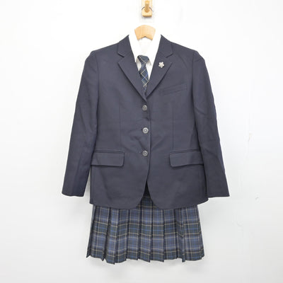 【中古】東京都 昭和女子大学附属昭和中学校・高等学校 女子制服 5点 (ブレザー・シャツ・スカート) sf091538