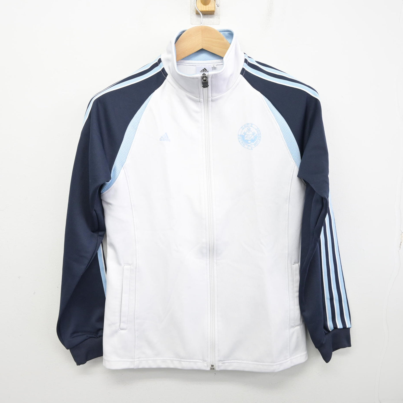 【中古】京都府 ノートルダム女学院中学校・高等学校 女子制服 2点 (ジャージ 上・ジャージ 下) sf091548