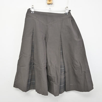 【中古】京都府 ノートルダム女学院中学校・高等学校 女子制服 2点 (ブラウス・スカート) sf091549