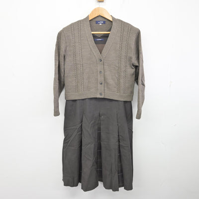 【中古】京都府 ノートルダム女学院中学校・高等学校 女子制服 4点 (ブレザー・ニット・ジャンパースカート) sf091550