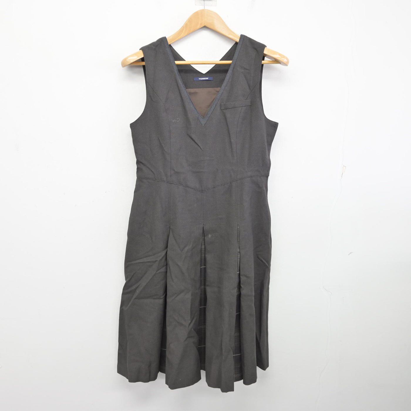 【中古】京都府 ノートルダム女学院中学校・高等学校 女子制服 4点 (ブレザー・ニット・ジャンパースカート) sf091550