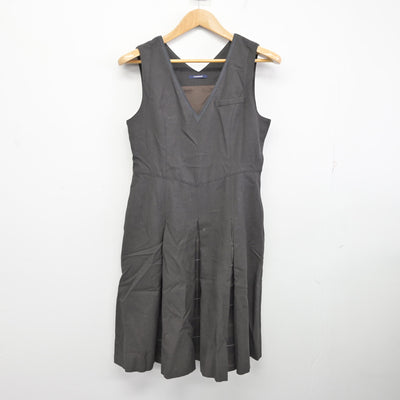 【中古】京都府 ノートルダム女学院中学校・高等学校 女子制服 4点 (ブレザー・ニット・ジャンパースカート) sf091550