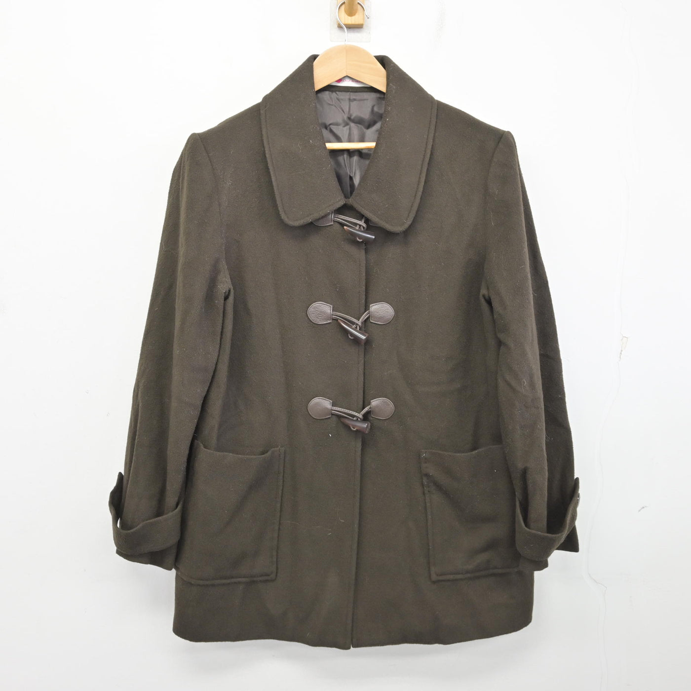 【中古】京都府 ノートルダム女学院中学校・高等学校 女子制服 1点 (コート) sf091553
