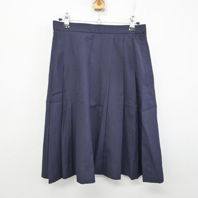 【中古】青森県 弘前実業高等学校 女子制服 2点 (ベスト・スカート) sf091556