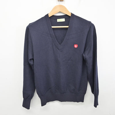 【中古】青森県 弘前実業高等学校 女子制服 2点 (ブレザー・ニット) sf091557
