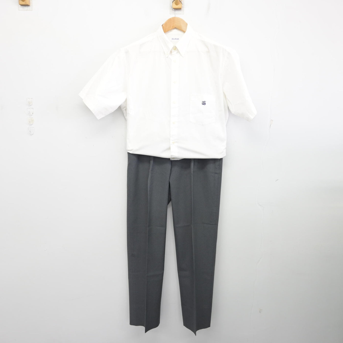 【中古】青森県 東奥義塾中学校・高等学校 男子制服 2点 (シャツ・ズボン) sf091562