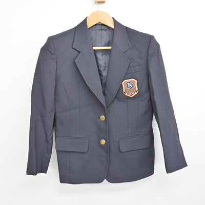 【中古】埼玉県 新曽中学校 女子制服 2点 (ブレザー・ニットベスト) sf091565