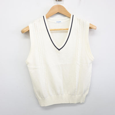 【中古】埼玉県 新曽中学校 女子制服 2点 (ブレザー・ニットベスト) sf091565