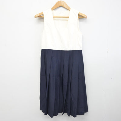 【中古】福岡県 博多女子高等学校 女子制服 2点 (セーラー服・ジャンパースカート) sf091579