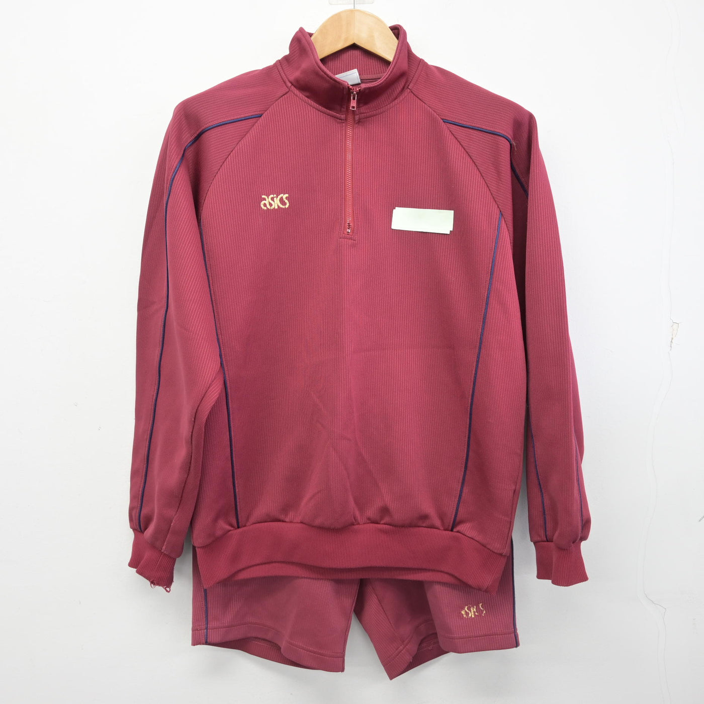 【中古】青森県 大鰐中学校 男子制服 2点 (ジャージ 上・体操服 下) sf091584