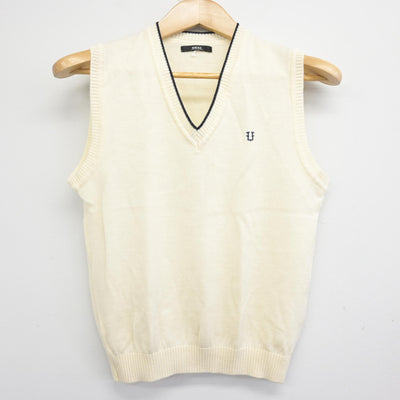 【中古】北海道 浦河高等学校 女子制服 2点 (ニットベスト・シャツ) sf091588