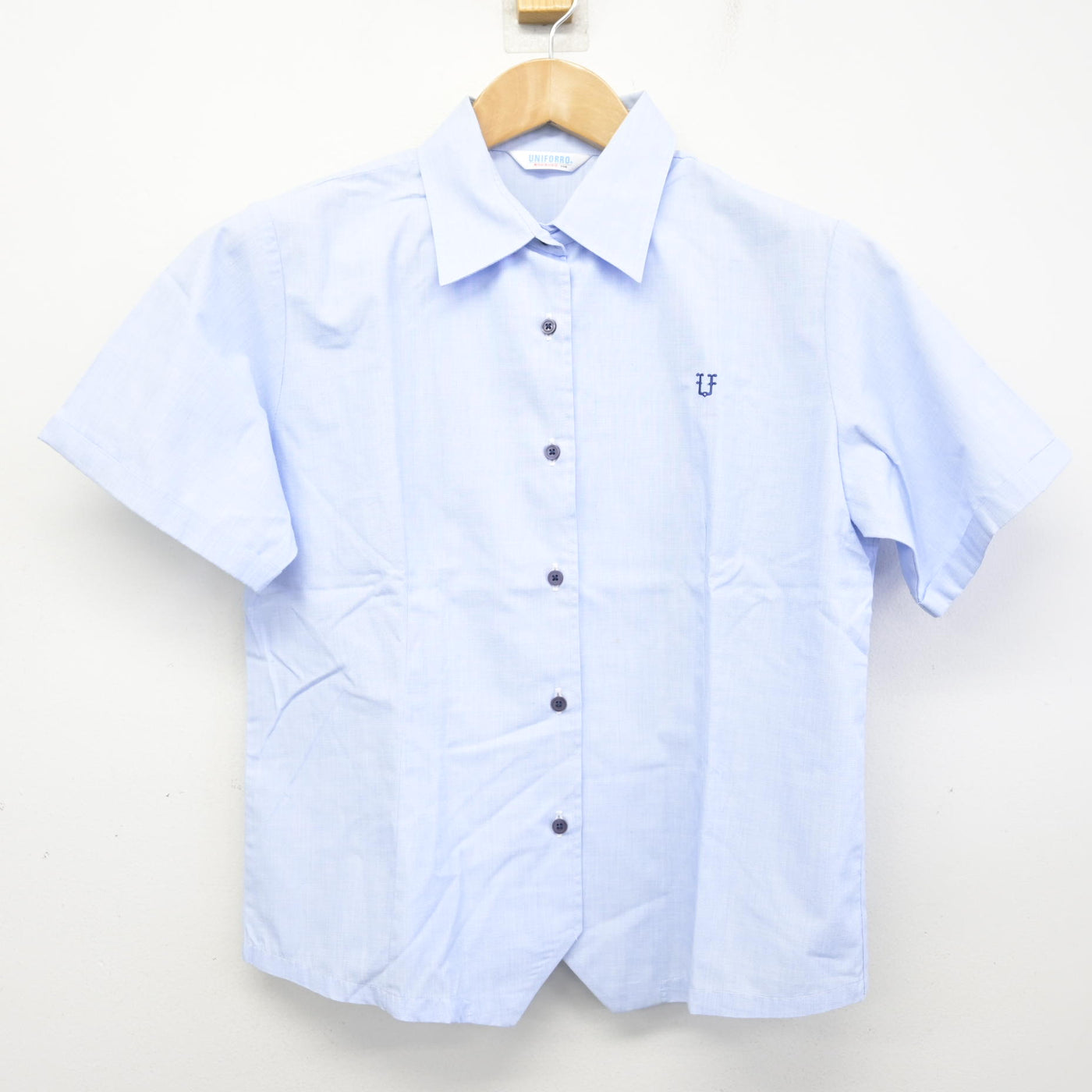 【中古】北海道 浦河高等学校 女子制服 2点 (ニットベスト・シャツ) sf091588