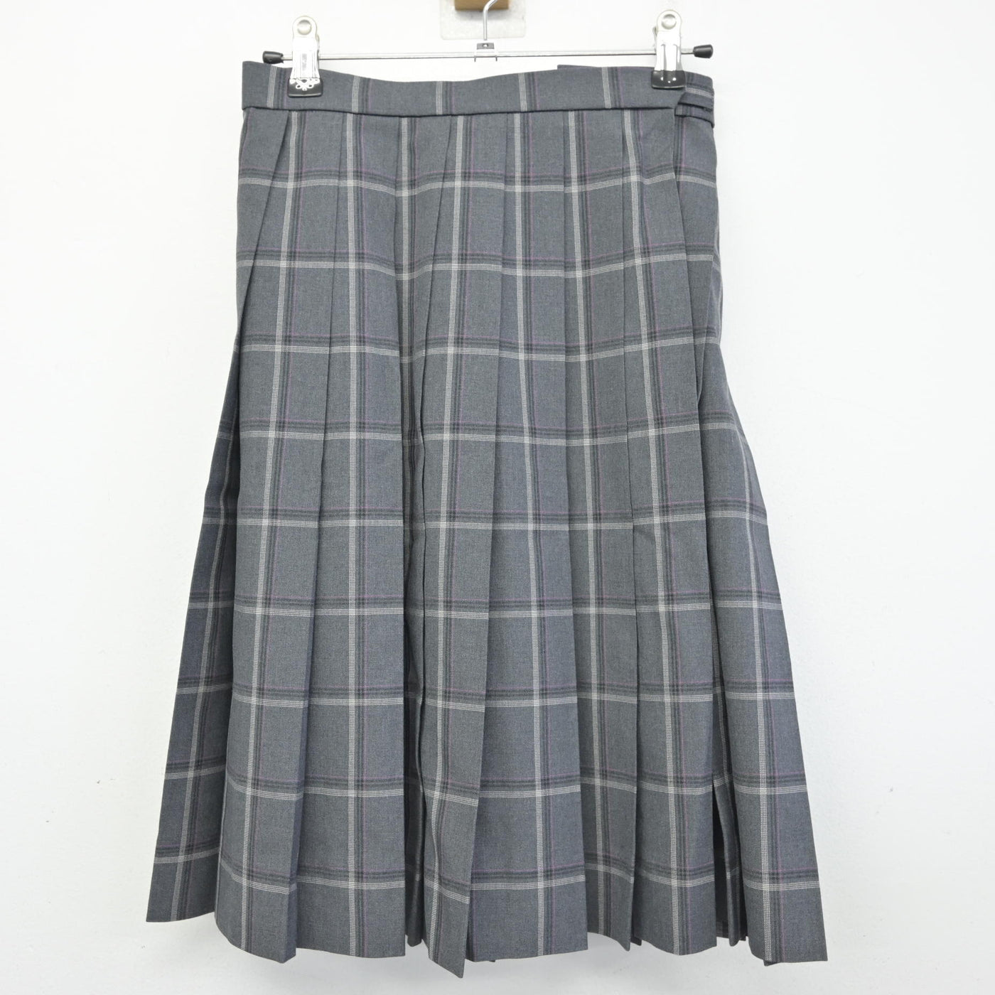 【中古】茨城県 古河第三高等学校 女子制服 4点 (ニットベスト・シャツ・スカート) sf091590