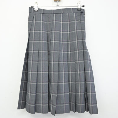 【中古】茨城県 古河第三高等学校 女子制服 4点 (ニットベスト・シャツ・スカート) sf091590