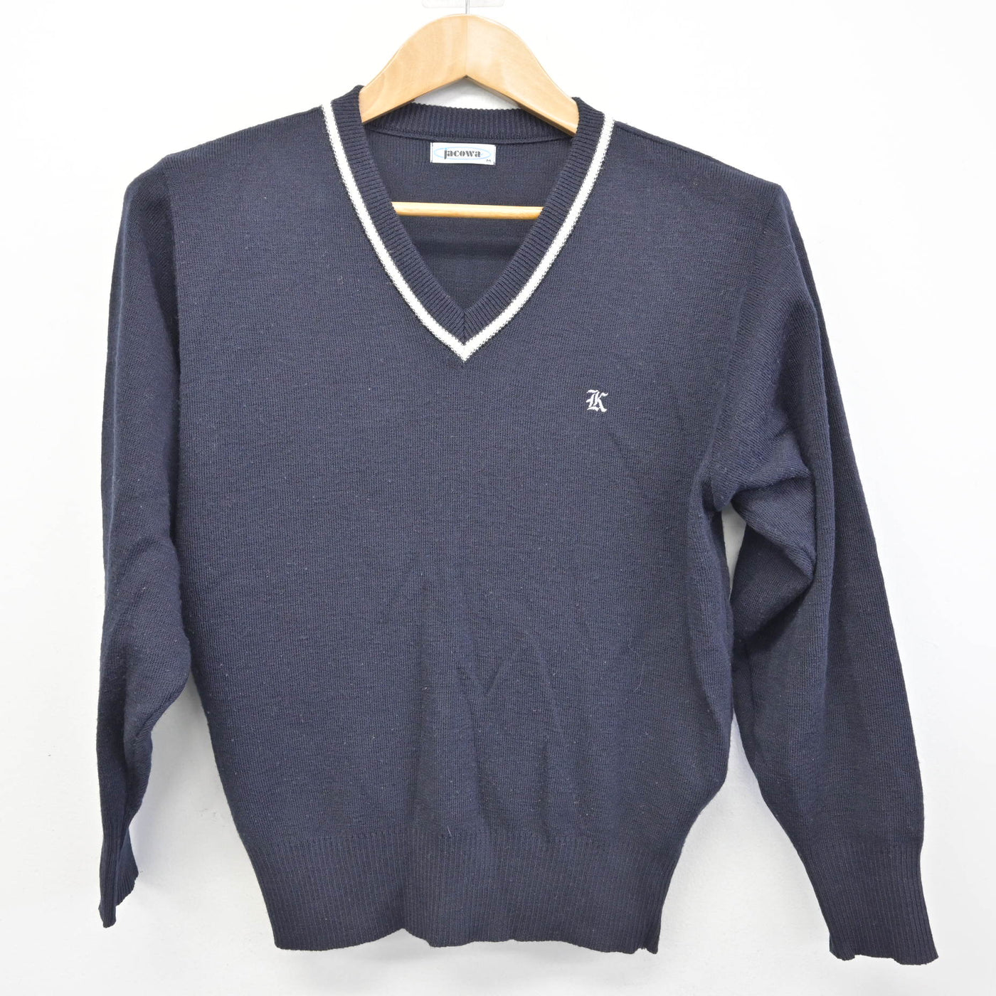 【中古】茨城県 古河第三高等学校 女子制服 2点 (ニット) sf091591