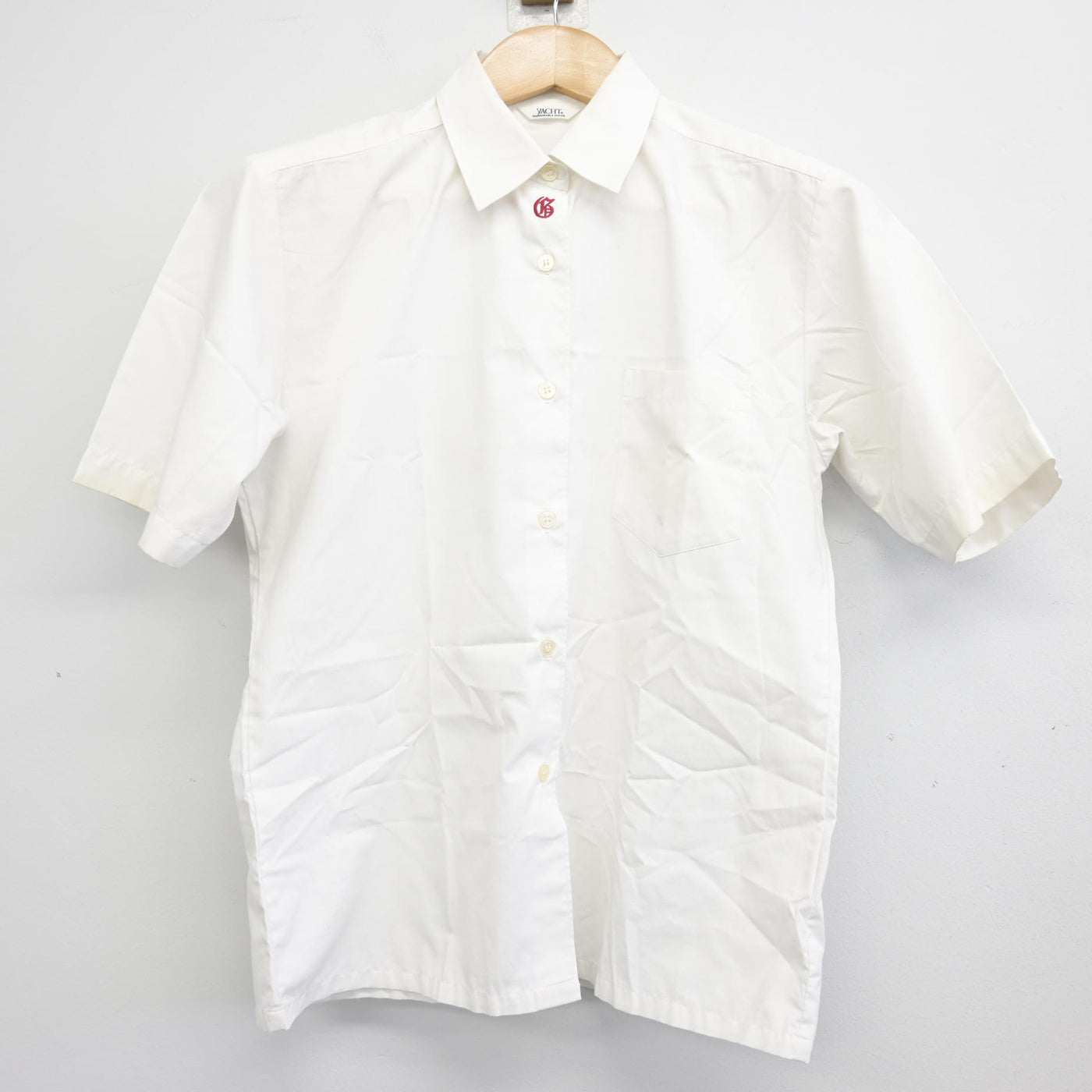 【中古】福島県 会津学鳳中学校 女子制服 2点 (シャツ・スカート) sf091602