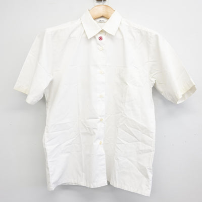【中古】福島県 会津学鳳中学校 女子制服 2点 (シャツ・スカート) sf091602