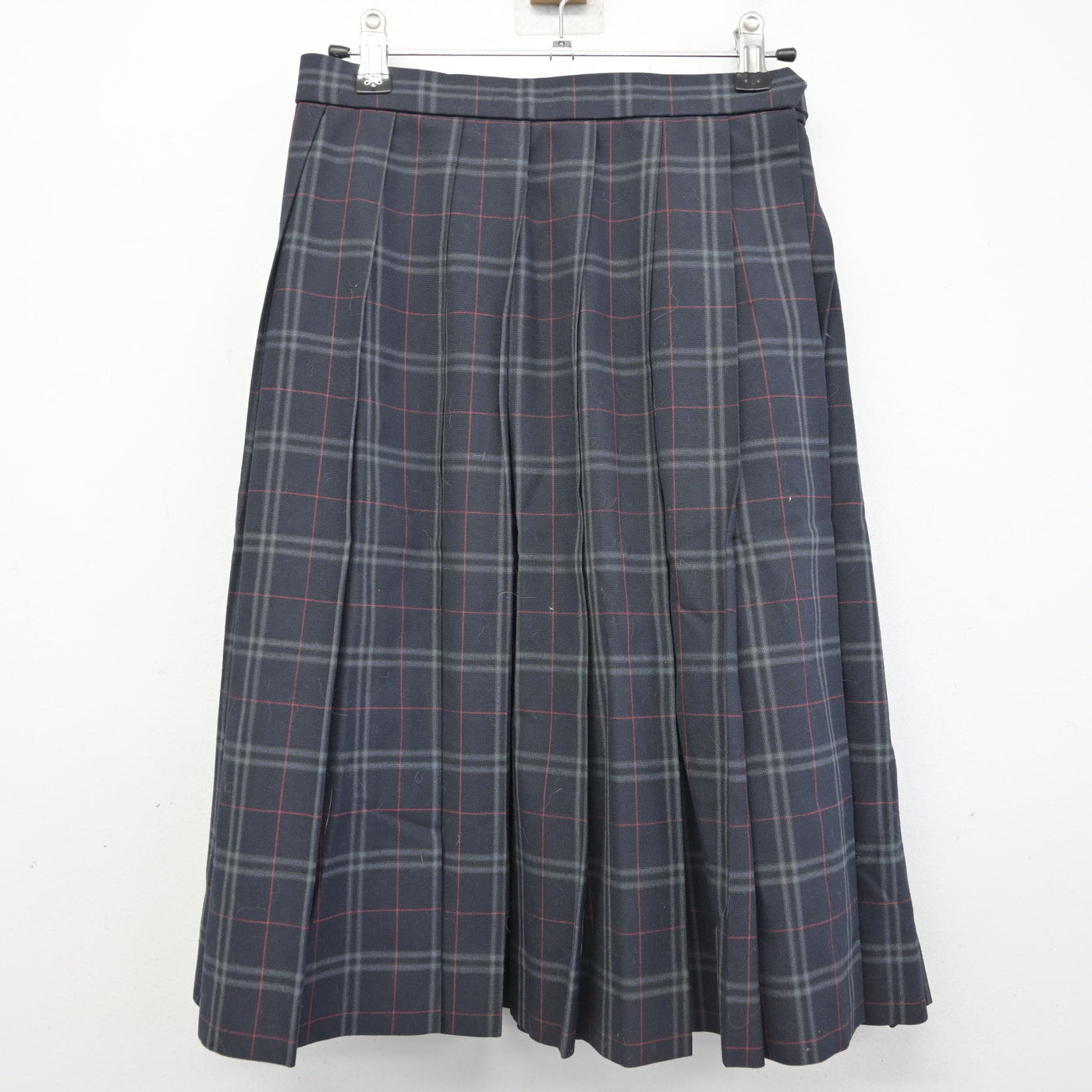 【中古】福島県 会津学鳳中学校 女子制服 2点 (シャツ・スカート) sf091602