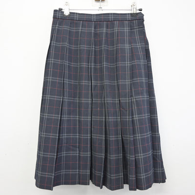 【中古】福島県 会津学鳳中学校 女子制服 2点 (シャツ・スカート) sf091602