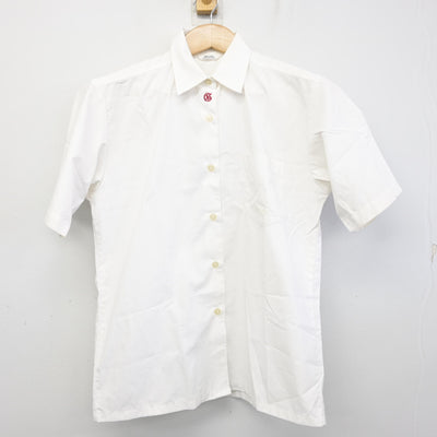 【中古】福島県 会津学鳳中学校 女子制服 2点 (シャツ・シャツ) sf091603