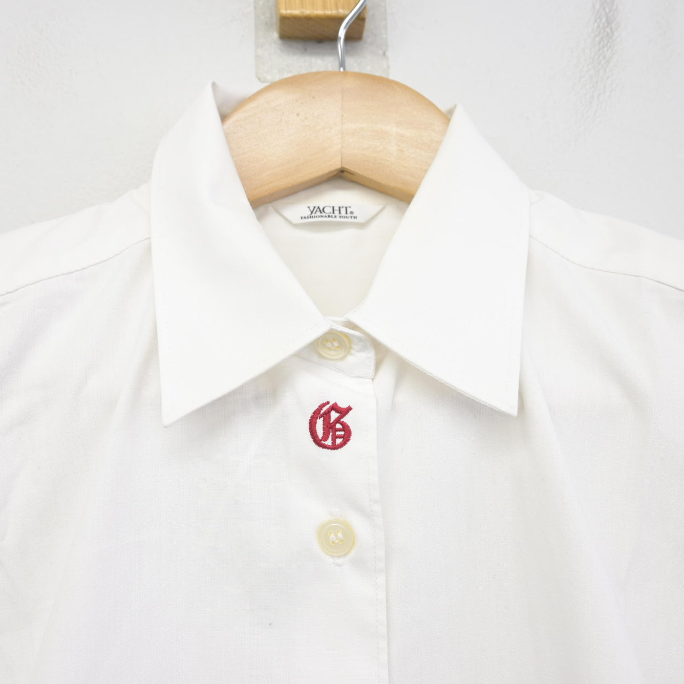 【中古】福島県 会津学鳳中学校 女子制服 2点 (シャツ・シャツ) sf091603