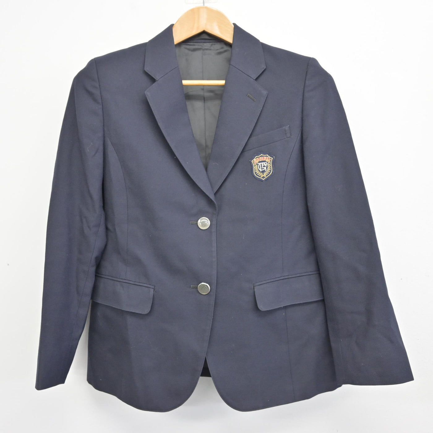 【中古】東京都 田柄高等学校 女子制服 3点 (ブレザー・スカート・スカート) sf091605