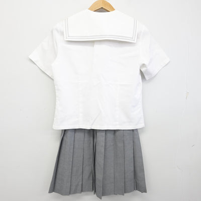 【中古】東京都 武蔵丘高等学校 女子制服 2点 (セーラー服・スカート) sf091607