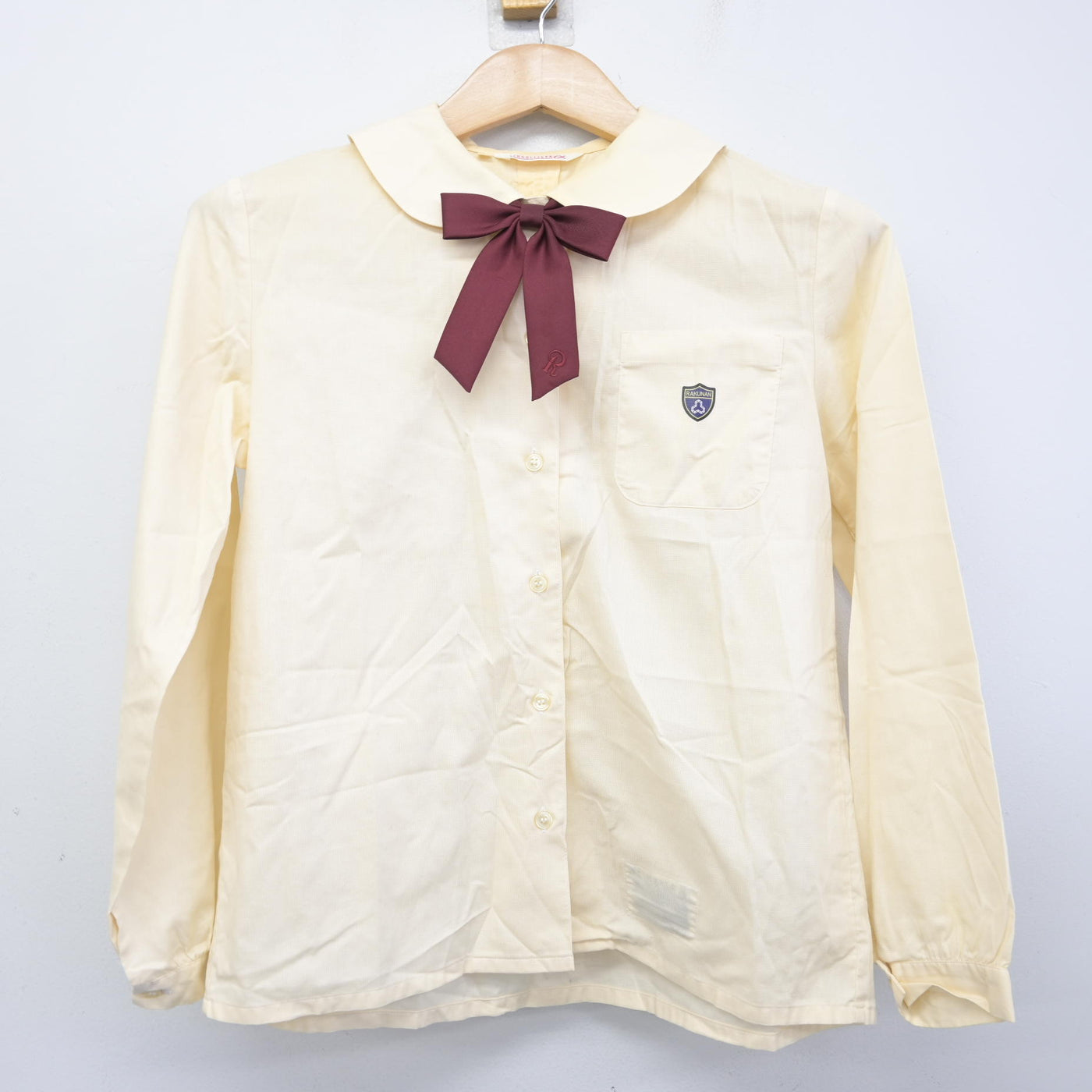 【中古】京都府 洛南高等学校附属中学校 女子制服 5点 (ブレザー・シャツ・スカート) sf091616