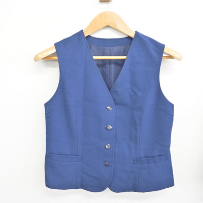 【中古】埼玉県 高萩北中学校 女子制服 2点 (ベスト・スカート) sf091638