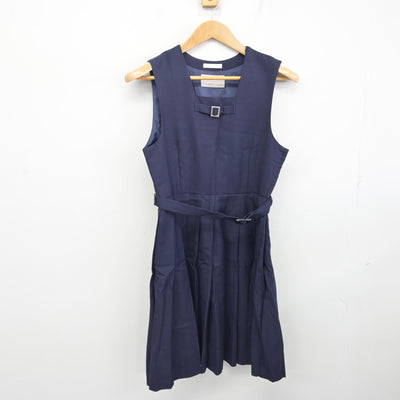 【中古】佐賀県 城東中学校 女子制服 2点 (シャツ・ジャンパースカート) sf091656