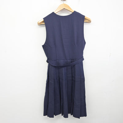 【中古】佐賀県 城東中学校 女子制服 2点 (シャツ・ジャンパースカート) sf091656