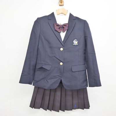 【中古】愛知県 岩倉総合高等学校 女子制服 4点 (ブレザー・シャツ・スカート) sf091660