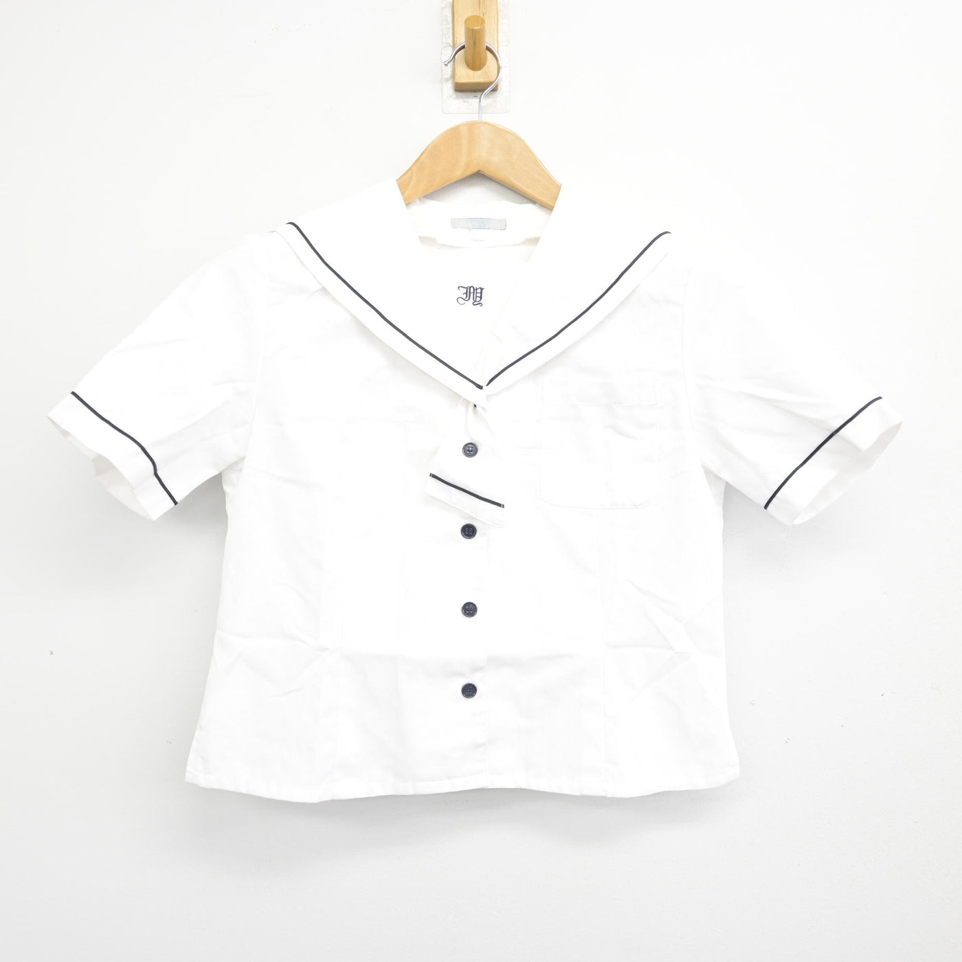 【中古】東京都 板橋有徳高等学校 女子制服 3点 (ニット・セーラー服・スカート) sf091676