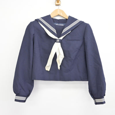 【中古】千葉県 千代田中学校 女子制服 3点 (セーラー服・スカート) sf091698