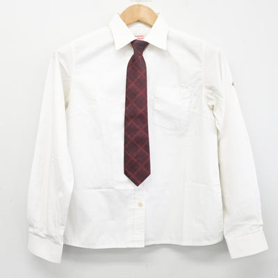 【中古】山梨県 甲府西高等学校 女子制服 6点 (ブレザー・ベスト・シャツ・スカート) sf091699