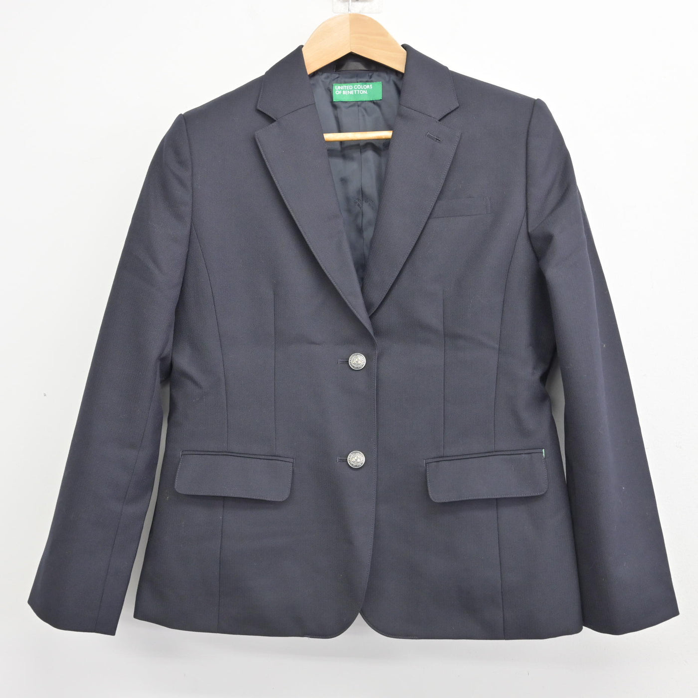 【中古】京都府 京都文教中学校・高等学校 女子制服 4点 (ブレザー・シャツ・スカート) sf091708